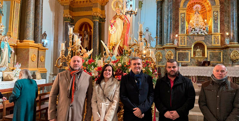 La Iglesia Nuestra Señora del Valle de Torrubia del Campo renueva tres vidrieras